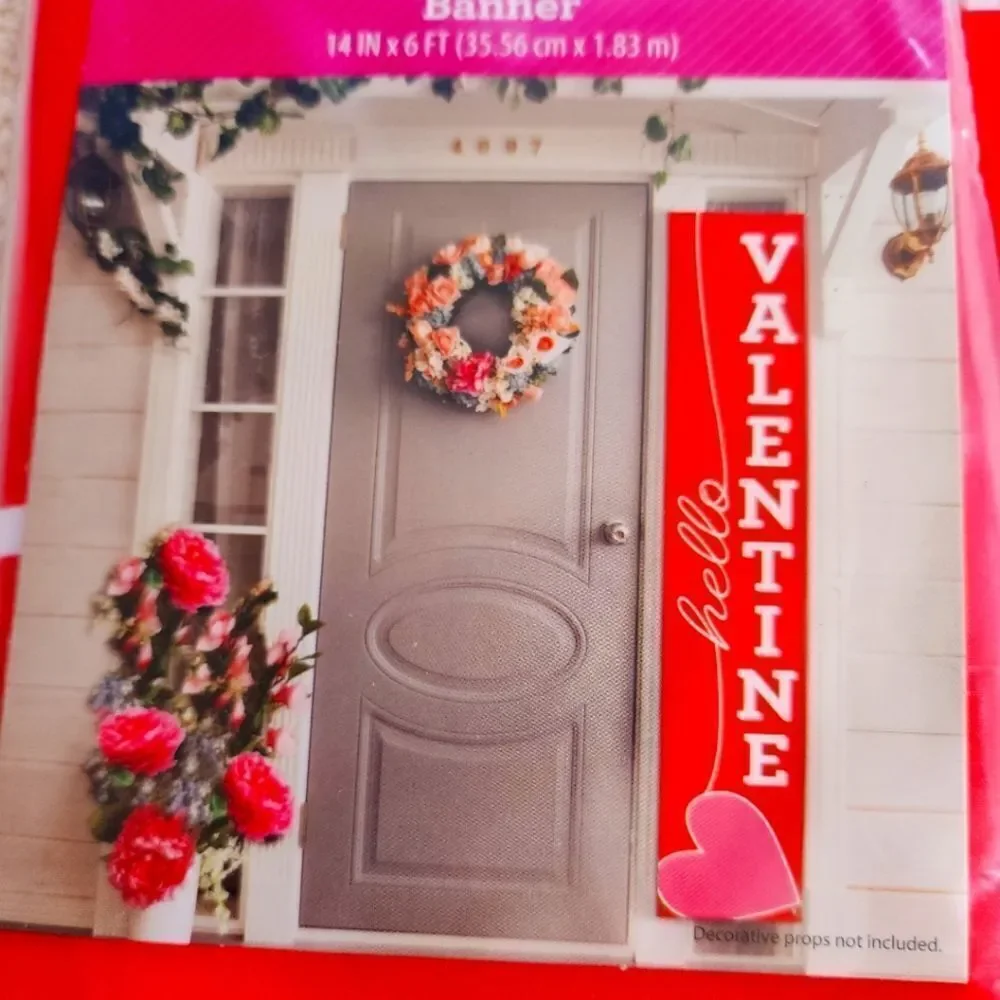 New valentine's Day Hello Valentine Door Banner